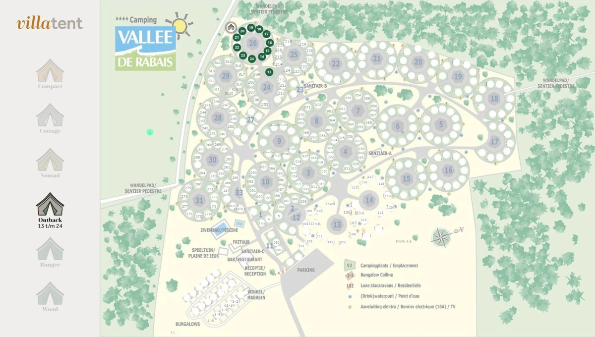 Villatent-Plattegrond-Camping-La-Colline-2024