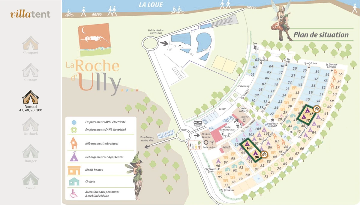 Villatent-Plattegrond-La Roche d'Ully-2022